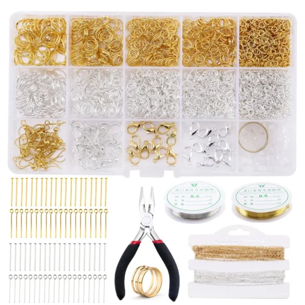 Permanent Jewelry Kit with Tools, Hooks and Clasps