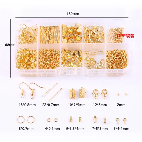 Permanent Jewelry Kit - Jewelry Findings & Beading Tools Set - Image 3